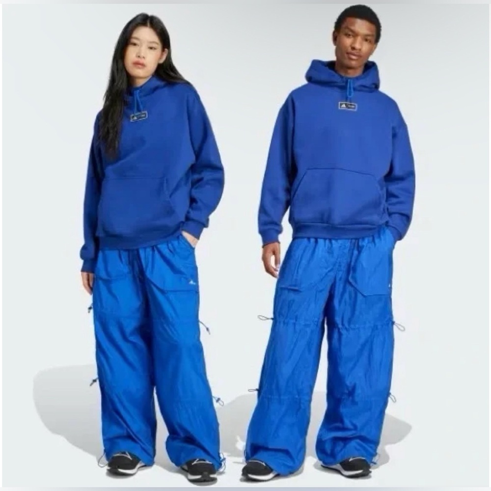 adidas x Moon Boot Blue Parachute Trousers Pants NWT
